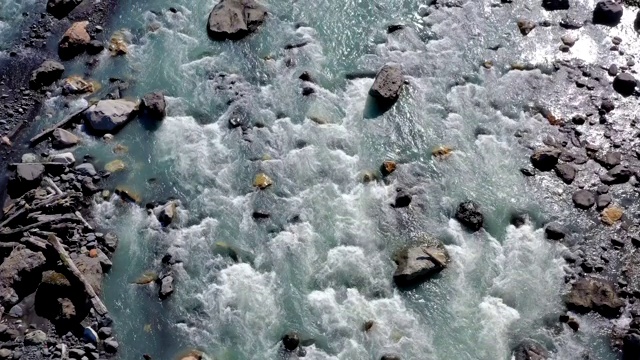 智利巴塔哥尼亚普马林国家公园耶尔乔河谷视频素材