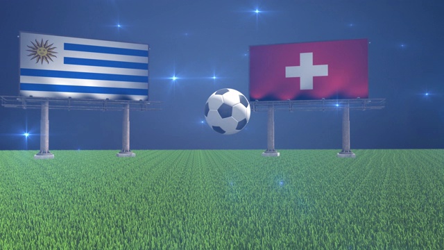 乌拉圭对瑞士视频素材