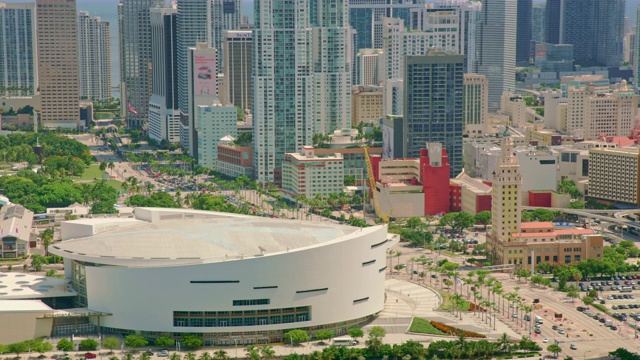 美国航空公司竞技场在迈阿密，佛罗里达州视频下载