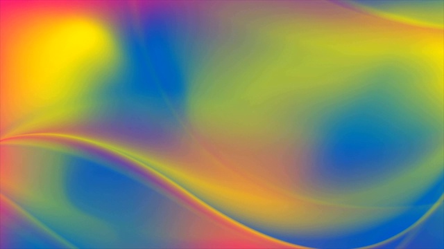 彩色流动的液体波抽象视频动画视频素材