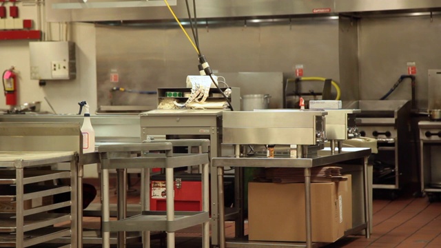 商业厨房食品准备-厨房视频下载