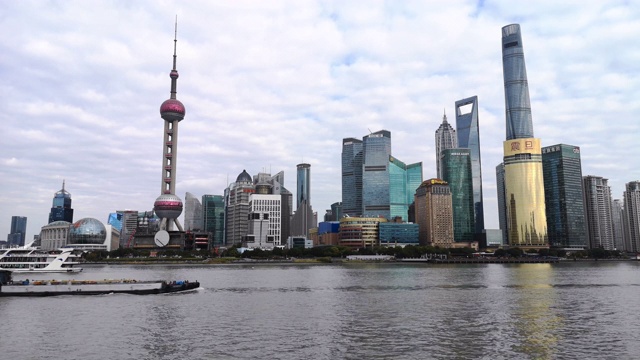 上海天际线景观视频下载