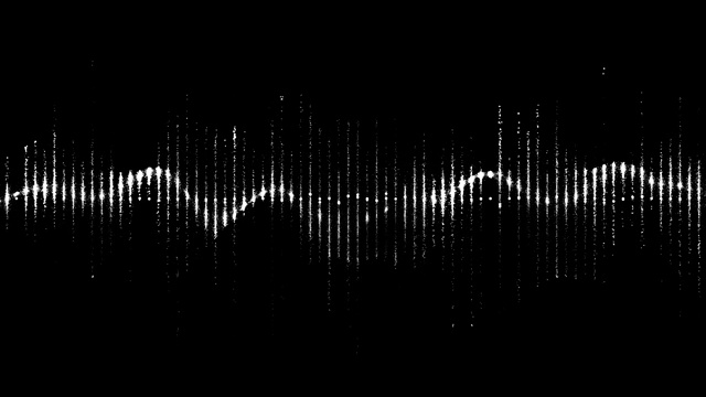 粒子,声波,数字化显示,噪声视频素材