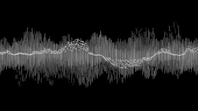 粒子,声波,数字化显示,噪声视频素材