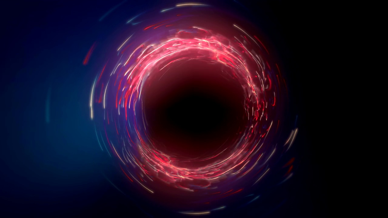 抽象隧道发光线循环的背景动画视频素材