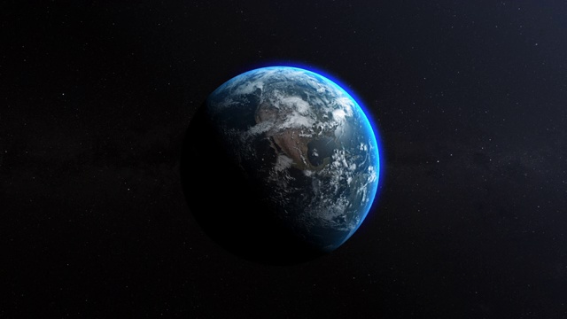地球地球旋转视频素材