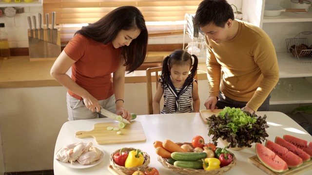 亚洲母亲在厨房教家人如何做饭视频下载