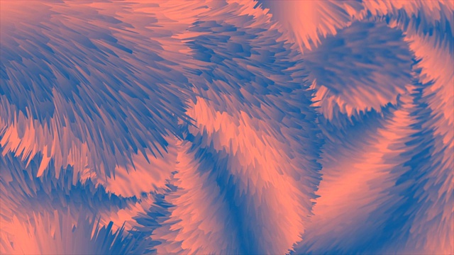 蓝色粉色抽象毛绒毛皮效果视频动画视频素材