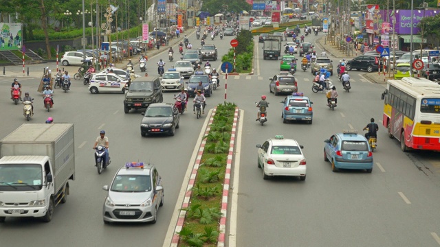 越南河内混乱的公路视频下载