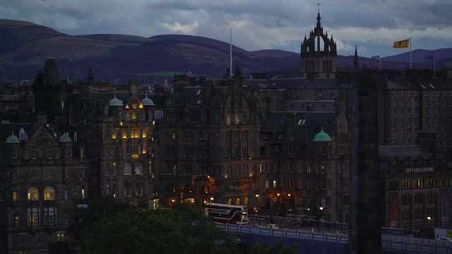 WS期待爱丁堡老城，苏格兰视频素材