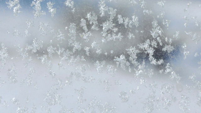 式样,霜,冬天,背景视频素材