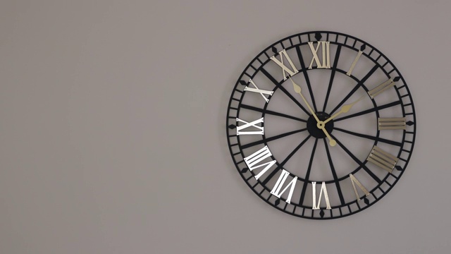 Clock Timelapse Run Fast运行速度视频素材