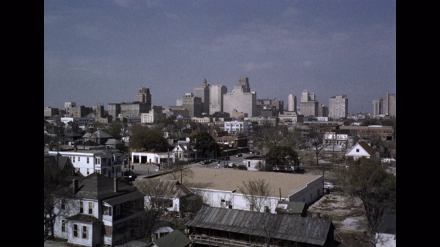 休斯敦城市景观，德克萨斯州，美国视频素材