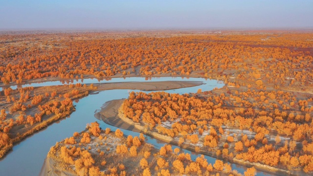 新疆鸟瞰图视频素材