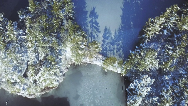 冬季仙境视频素材