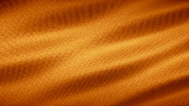 逼真逼真的橙色织物织物纹理无缝环背景视频素材