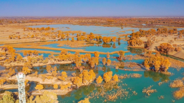 新疆鸟瞰图视频素材