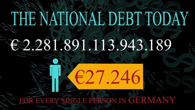 德国国债实时时钟计数器视频下载