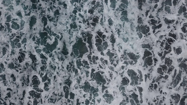 空中海浪，空中背景视频素材