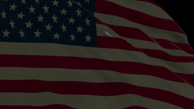 美国国旗视频素材