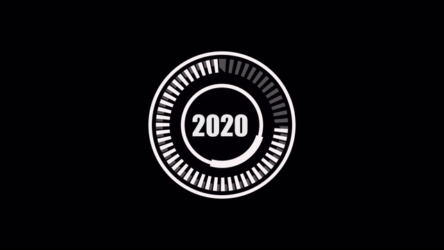 2020年摘要，4K视频素材