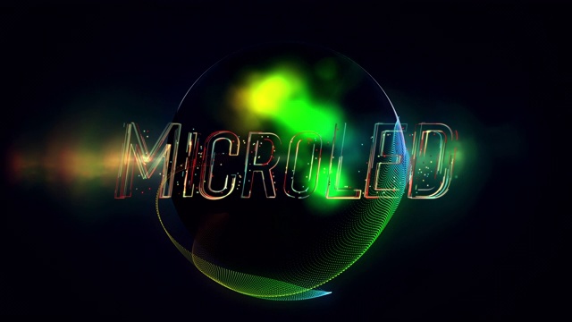 MicroLED标题视频素材