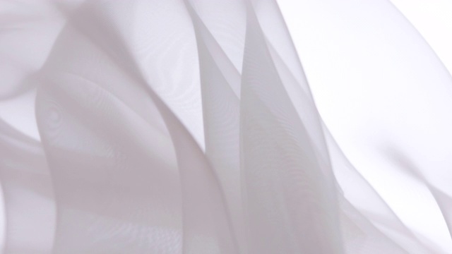白色透明的纺织视频下载