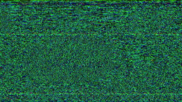 电脑生成的未来剪辑，彩虹糟糕的电视视频特效视频素材