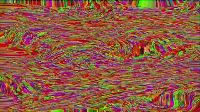 数字生成的抽象镜头，彩虹数据崩溃的概念视频素材