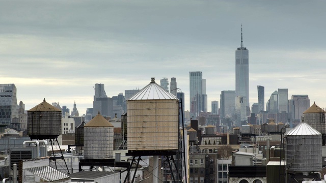市区,早晨,都市风景,曼哈顿视频素材