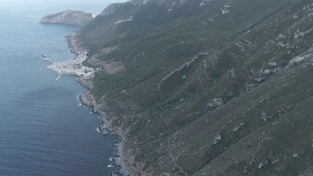 无人机拍摄的岛屿海岸线视频素材