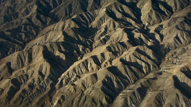 内华达州的沙漠山脉。视频素材