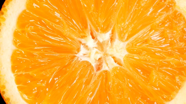 橙色水果宏视频素材