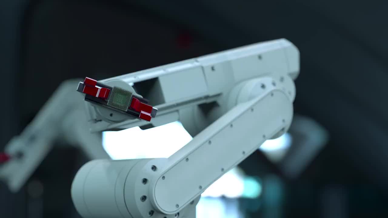 机器人的手臂控制处理器视频下载
