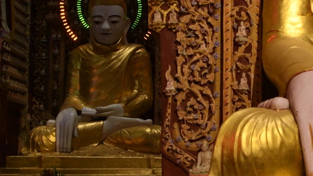 缅甸蒙育瓦坦宝代佛塔视频素材