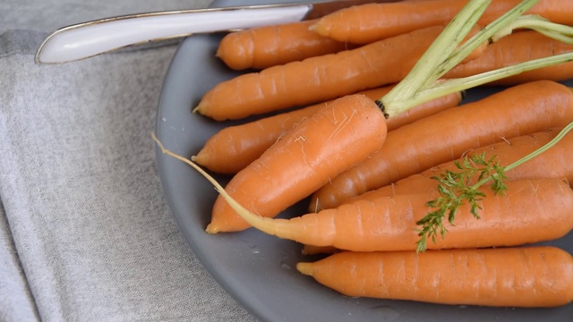 生鲜胡萝卜，生物农业生产视频下载