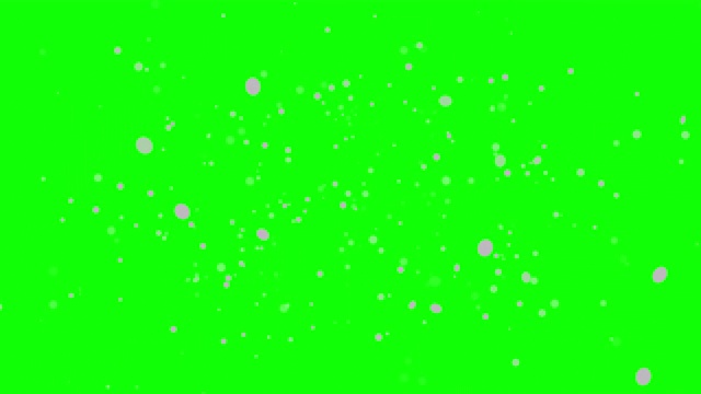 绿色背景与移动的圆圈视频素材