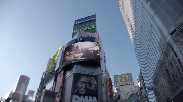 360度视图。涩谷全景办公大楼视频下载
