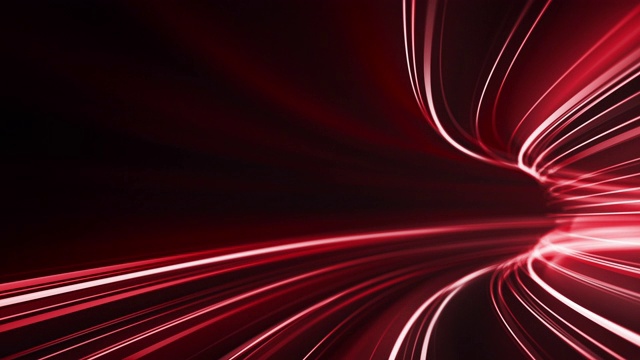 红色高速光条纹背景-摘要，数据传输，网络安全-可循环视频下载