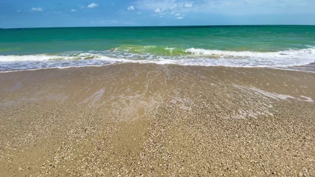 美丽的海滩热带岛屿视频素材