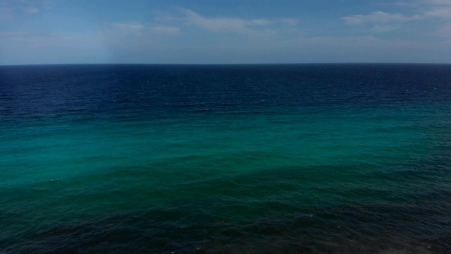非常平静的加勒比海。视频下载