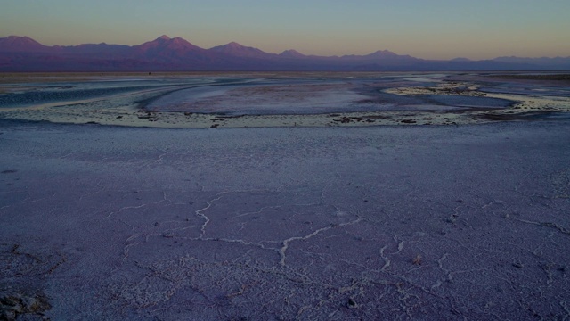 智利阿塔卡马沙漠的风景视频素材