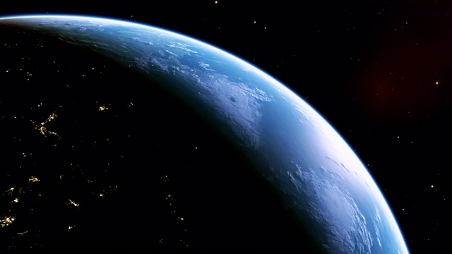 从外太空看到的行星地球-版本2视频素材