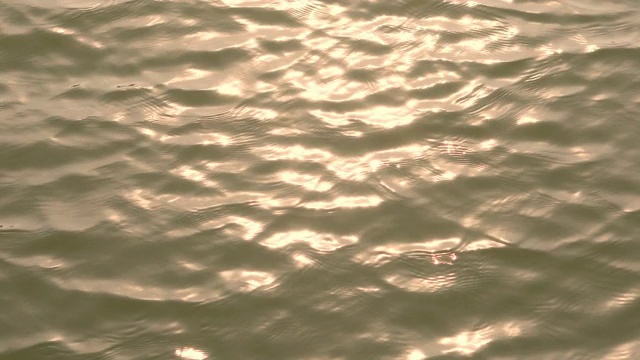 抽象湖面在日落4K视频素材