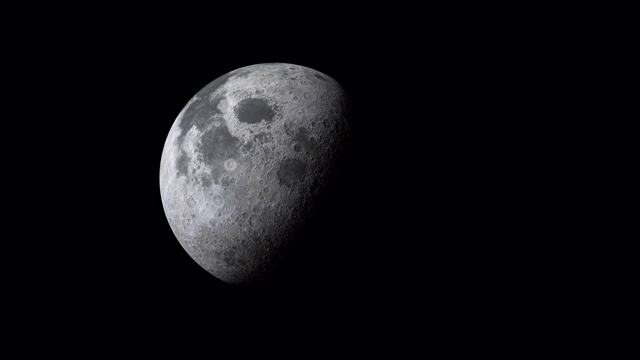 月亮周期或月亮相位动画视频素材