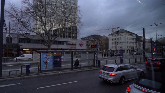在海德堡城市的街景视频素材