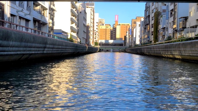 在日本大阪游船时河水视频下载
