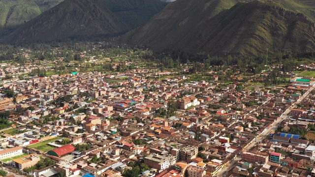 乌鲁班巴镇 / 库斯科， 秘鲁视频素材