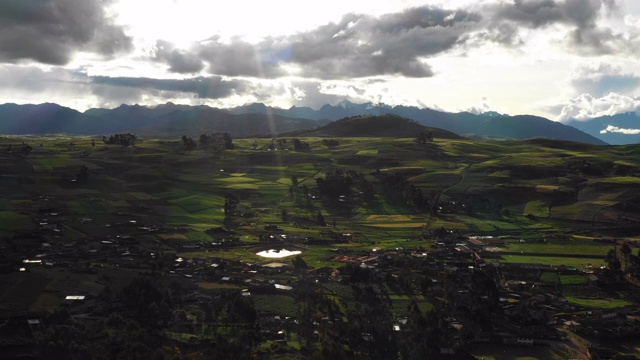 秘鲁库斯科的农田视频素材