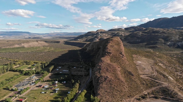 智利巴塔哥尼亚的奇科山脉视频素材